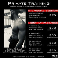 Private Training Sessions